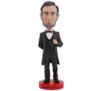 Royal Bobbles Abraham Lincoln Bobblehead, Premium Polyresin Lifelike Figure, Unique Serial Number, Exquisite Detail