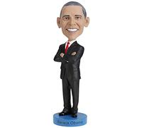 Royal Bobbles Barack Obama Bobblehead, Premium Polyresin Lifelike Figure, Unique Serial Number, Exquisite Detail