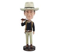 Royal Bobbles John Wayne Cowboy Bobblehead, Premium Polyresin Lifelike Figure, Unique Serial Number, Exquisite Detail