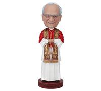 Royal Bobbles Pope Leo XIV - 8 inches Tall - Collectible Bobblehead Statue