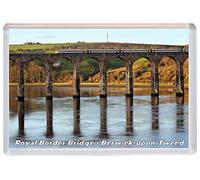 Royal Border Bridge - Berwick-Upon-Tweed - 96 x 67mm Jumbo Fridge Magnet/Magnets BBSFM330