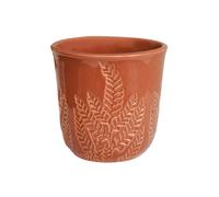 Royal Botanic Gardens Kew Embossed Fern Planter - Large - Rust