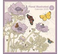 Royal Botanic Gardens Kew Floral Illustrated 2026 Wall Calendar