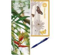Royal Botanic Gardens Kew In Colour Slim Calendar 2026 with Slim Diary 2026 + Exclusive Diary Pen