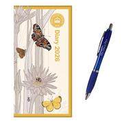 Royal Botanic Gardens Kew Slim Diary 2026 + Exclusive Limited Edition Pen