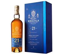 Royal Brackla 21 Year Old Highland Scotch Single Malt Whisky, 46% ABV, 70cl, with Gift Box, Pedro Ximenez, Oloroso & Palo Cortado Sherry Cask Finish, 700ml