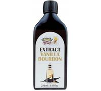 Royal Brand Bourbon Vanilla Extract, 250 ml, Natural Flavor in Glass Bottle Extract Vanilla Beans Bourbon, 100% natural, vanilla extract ideal for baking and preparing desserts
