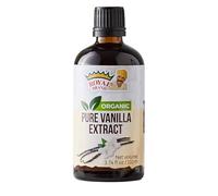 Royal Brand Pure Vanilla Extract / Organic / Sugar Free / 3.74 fl oz. / 110 ml / Glas Bottle for Better Quality