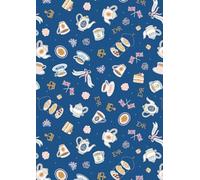 Royal Britain Coronation Quilting 100% Cotton Fabric Queen's UK England Flag Union Jack London Bridge Sold by Metre - Simply Sew Crafty™ (Coronation - Royal Blue, 0.5 Metre)