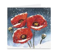 Royal British Legion Poppies in the Snow Christmas Cards - Pack of 10