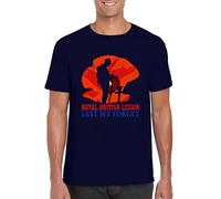 Royal British Legion Remembrance Day Lest We Forget Veterans British Armed Forces Royal Navy T-Shirt, Unisex Gift Adults Tee Top