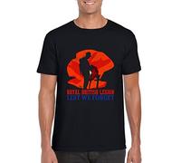 Royal British Legion Remembrance Day Lest We Forget Veterans British Armed Forces Royal Navy T-Shirt, Unisex Gift Adults Tee Top