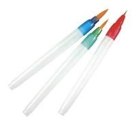 Royal Brush AQFLO-100 Aqua-Flo Nylon Hair Watercolor Paint Brush Set, Assorted Size (Pack of 3)