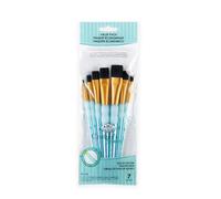 Royal Brush Crafter's Choice Black Taklon Shader Brush Variety Set-7/Pkg, Small to Medium