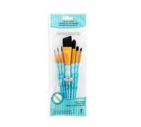 ROYAL BRUSH MANUFACTURING Brush Black TAKLON 7/PK ANGLR, One Size