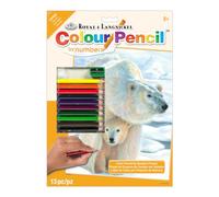 ROYAL BRUSH MANUFACTURING Color by Number KIT Polar Love, One Size