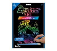 ROYAL BRUSH MANUFACTURING FOIL Engraving Art Mermaid, One Size