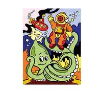 Royal Brush My First Paint By Numbers Underwater Diving Art Set Royal Brush Multicolor