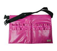 Royal Brush Pink Leatherette 28 Compartment Cosmetic Make Up Brush Belt