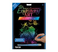 Royal Brush RAIN26 Rainbow Foil Engraving Art Kit, Multi-Colour, 8 x 10-Inch
