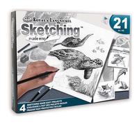 Royal Brush Royal & Langnickel Sketching Sea Life Box Set 4 Piece Royal Brush Multicolor