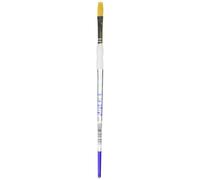 Royal Brush SG711-1/4IN. Royal & Langnickel Soft-Grip Stroke Paintbrush Gold Taklon 1/4 inch