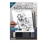 Royal Brush Sketching Made Easy Kit 9"X12"-Dalmation Pup
