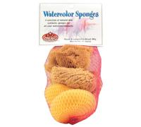 Royal Brush Watercolor Sponges 6/Pkg,Brown