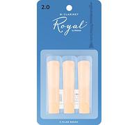 Royal by D'addario Bb Clarinet Reed Pack of 3, 2