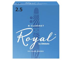 Royal by DAddario Bb Clarinet Reeds 2.5 (10 Pack)