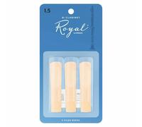 ROYAL BY D'ADDARIO - CLARINET REEDS - Bb - STRENGTH 1.5 - 3 PACK