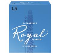 D’Addario Woodwinds - Royal Eb Clarinet Reeds - E Flat Clarinet Reeds - Reeds for Clarinet - Clarinet Eb Reeds - Strong Spine - Filed Cut - Strength 1.5