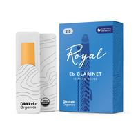 Royal by D'Addario Eb Clarinet Reeds, Strength 2.5, 10-pack