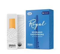 Royal by D'Addario Soprano Sax Reeds, Strength 2.5, 10-pack
