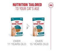 Royal Canin Ageing 11+ Senior Wet Cat Food In Gravy 12 X 85G