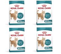 ROYAL CANIN AGEING 15+ | 4 Pack | 4 x 400g | Dry Food for Senior Cats from 15 Years | HealthyAge7 Complex Formula | Contains Easy Chew Treats