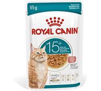 Royal CANIN AGEING 15+ Gravy | 12 x 85 g | Wet Cat Food for Cats 15+ | Formula with HealthyAge7 Advanced Complex | Chunks in Sauce