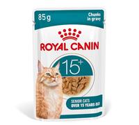 Royal Canin Ageing 15+ Senior Wet Cat Food Chunks In Gravy 12 x 85g