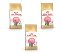 Royal Canin British Shorthair Kitten Complete Dry Cat Food 3 x 400g