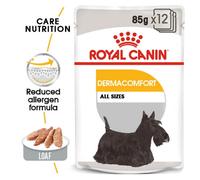 Royal Canin Dermacomfort Wet Dog Food Pouches - Pack Size : 12 x 85g