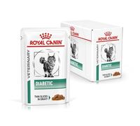 Royal Canin Vet Diet Feline Adult Diabetic S/O Wet Cat Food Pouches - 48 x 85g