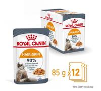 ROYAL CANIN® Hair and Skin Care in Jelly for Cats - 12 x 85g