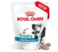 ROYAL CANIN Hypoallergenic Dog Treats 6 x 230g Packs - Snacks for All Adult Adult Dog Breeds - Hydrolysed Protein & Vitamin B12 - Resealable Bag