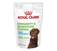 ROYAL CANIN Immunity & Digestion Chews Puppy Supplements | 100 g | Supplementary Feed for Puppies | To Support Digestion & Natural Defences