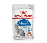 ROYAL CANIN® Indoor Sterilised Adult Wet Cat Food - Gravy - 12 x 85g
