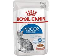 Royal Canin Indoor Sterilised In Gravy Adult Wet Cat Food, 85g