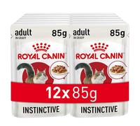 Royal Canin Instinctive Adult Cat Food Gravy Pouch 85g (Pack of 12)