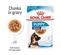 Royal Canin Maxi Puppy in Gravy - 10 x 140g