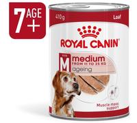 ROYAL CANIN® Medium Ageing 7+ Wet Dog Food in Loaf Cans - 12 x 410g