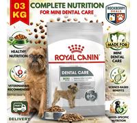 Royal Canin Mini Dental Care Dog Food Reduced Tartar Formation Plaque 3kg